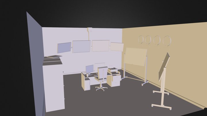 Game Scene 3D Model
