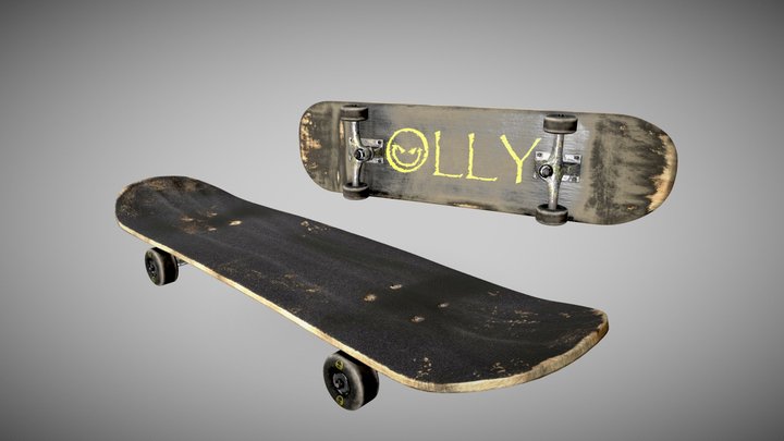 Olly - Skateboard Contest 3D Model