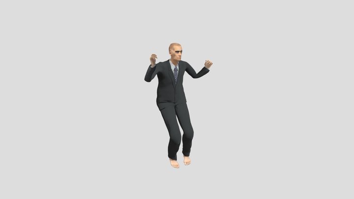 Cross Jumps-cheetah 3D Model