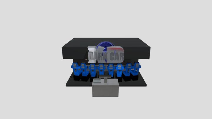XD Dark Car Arcade 3D Model