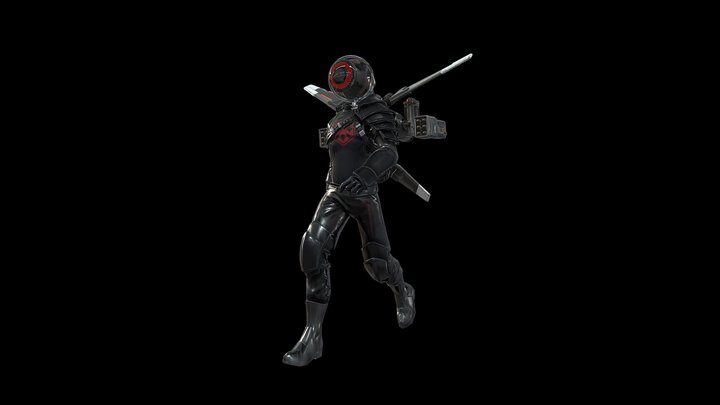 Eyeball Man - Animated Character 3D Model