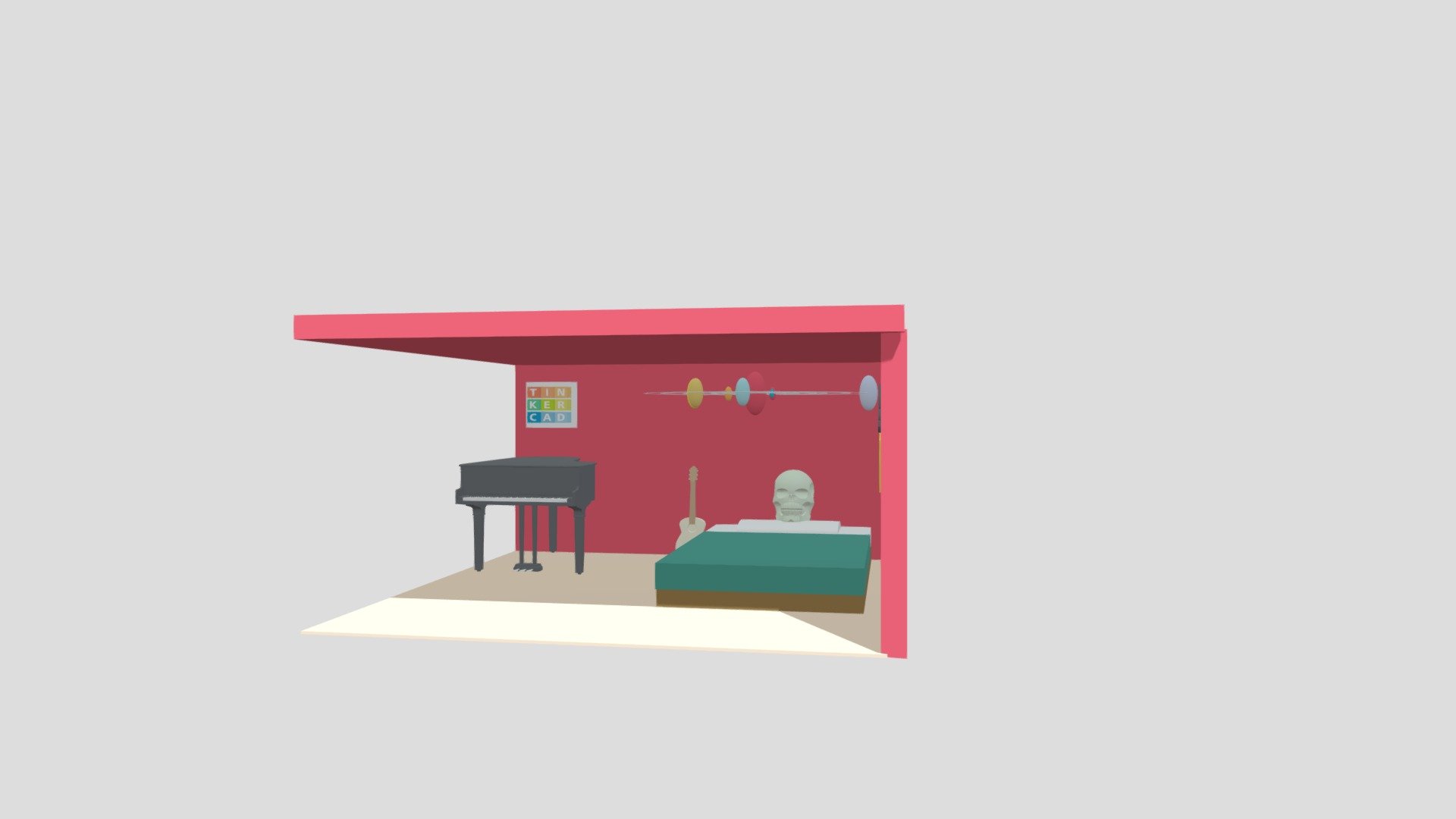 Bedroom - 3D model by Karlygash [15c75c2] - Sketchfab