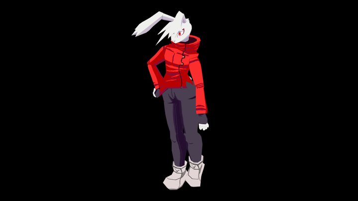 Bushido Bunny: Itsuki | Vtuber Model 3D Model