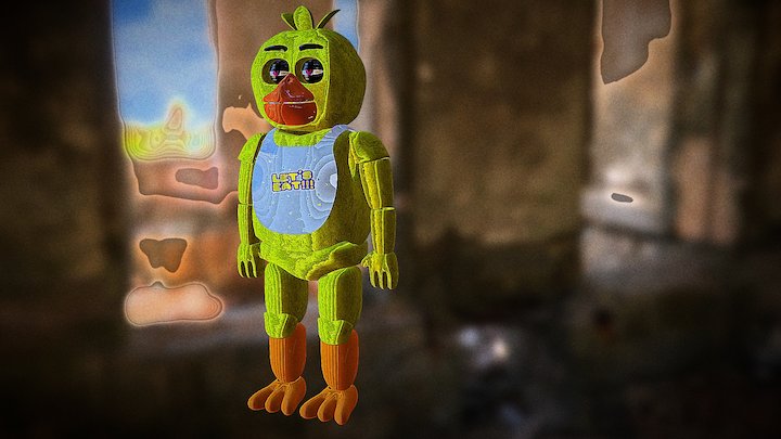 Chica Model (V.1) 3D Model