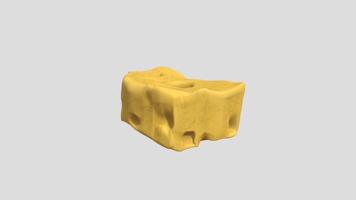 Stylised Sponge 3D Model