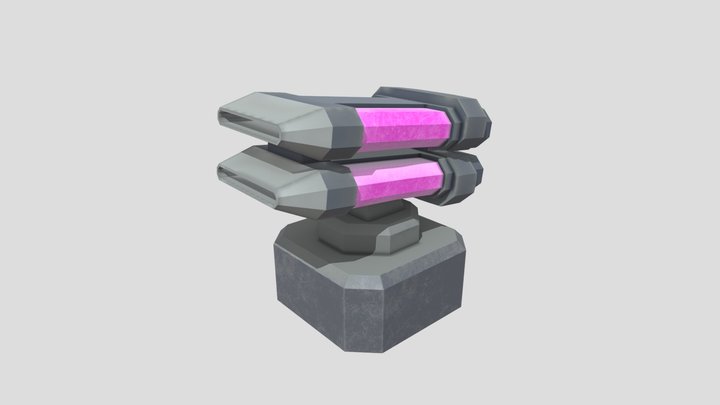 Beam Weapon Textures 3D Model