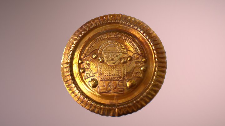 Ancient Gold Disc – Free 3D Model STL