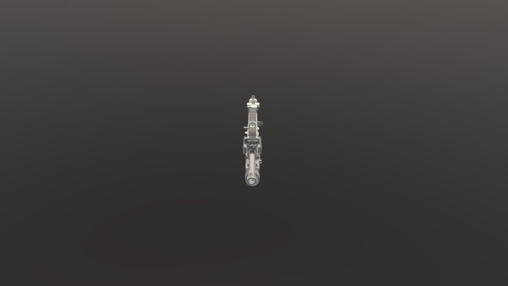 FN SCAR-H_ Grenade Launcher 3D Model