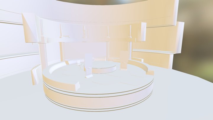 3D Virtual Set 3D Model