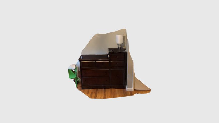 Changing table 3D Model