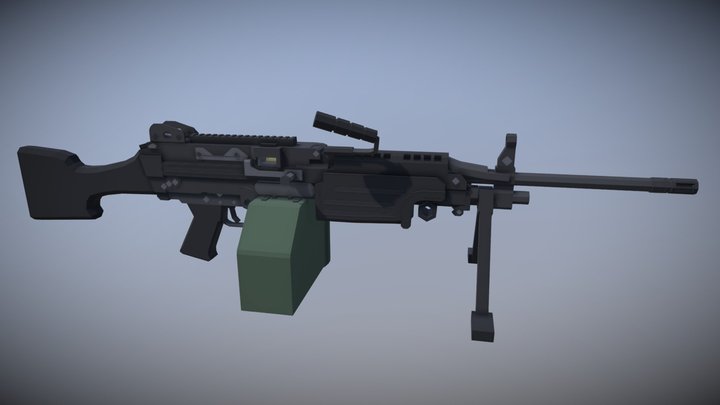 M249 3D Model