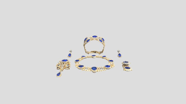 Sapphire Elegance 3D Model
