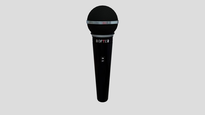 Microphone 3D Model