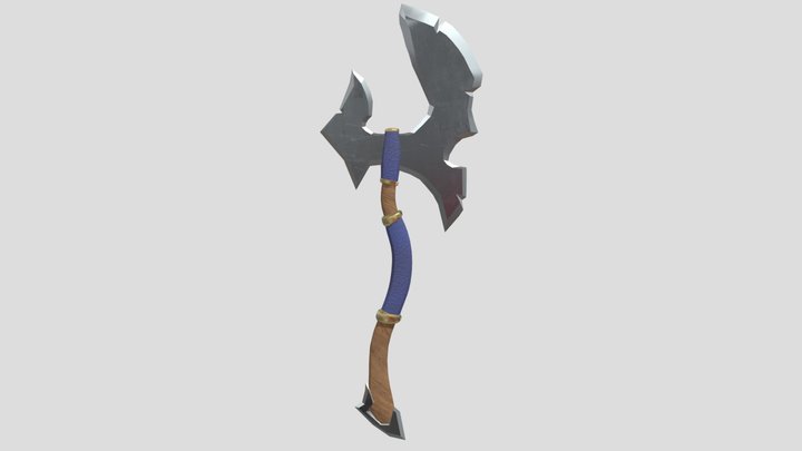 Battle Axe 3D Model