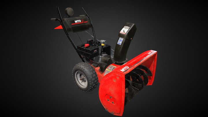 Snowblower 3D Model
