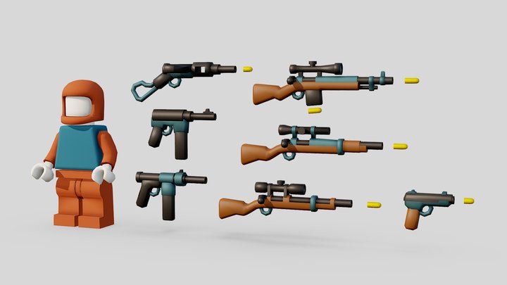 LEGO weapons