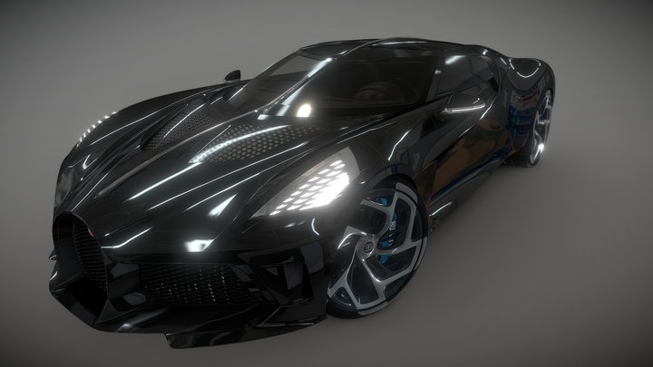 Bugatti - La Voiture Noire 3D Model