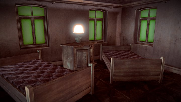 Abandoned Manor V1 3D Model
