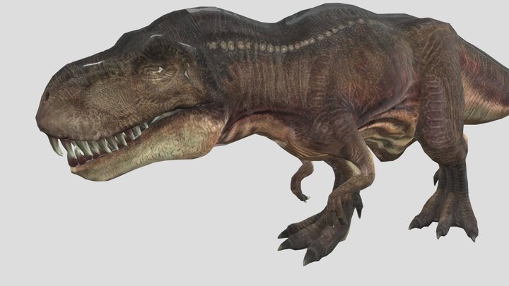 Trex dinosaur game model Tyrannosaurus | 3D model