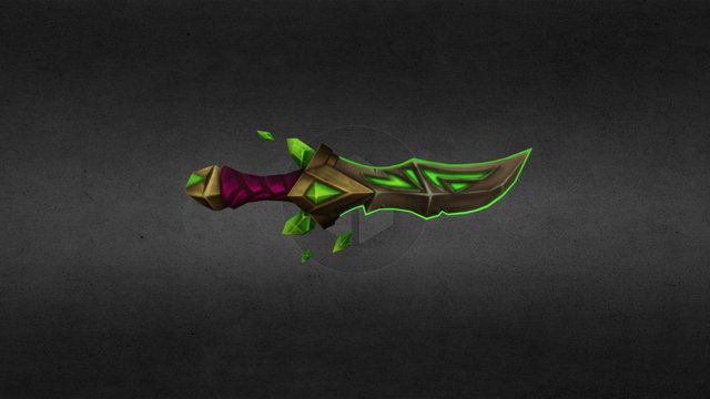 Warmongering Gladiator's Spellblade 3D Model