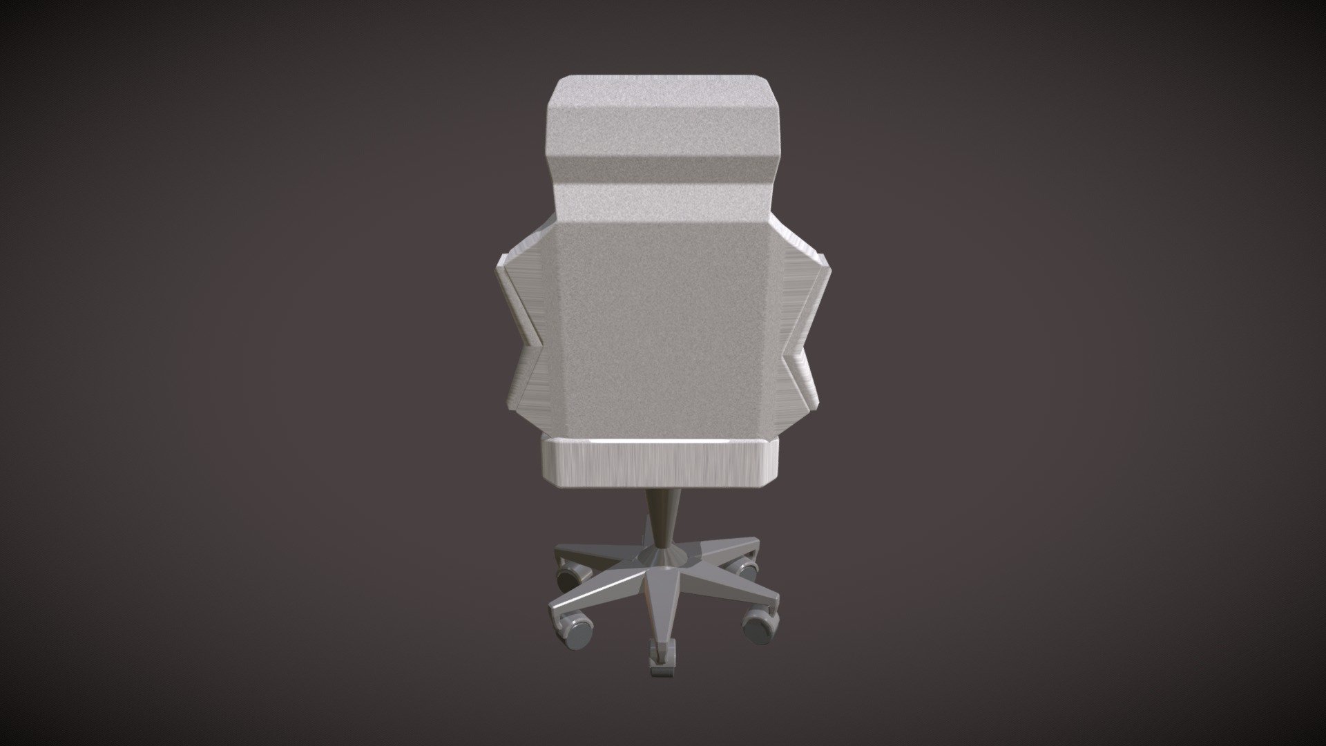 Low-poly office chair