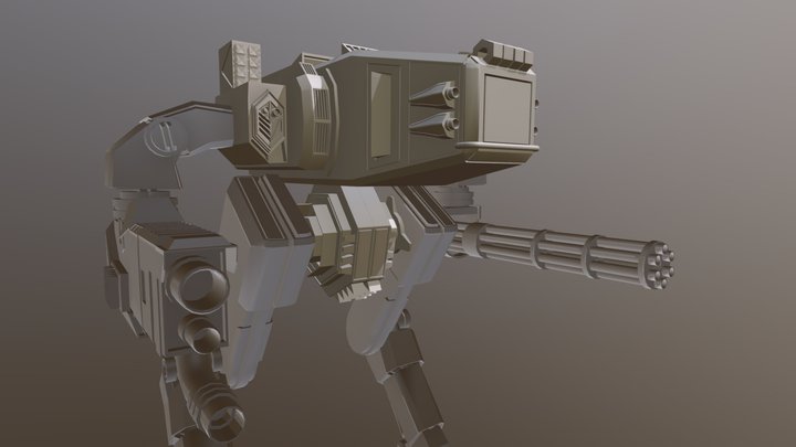 Mech Robot 3D Model