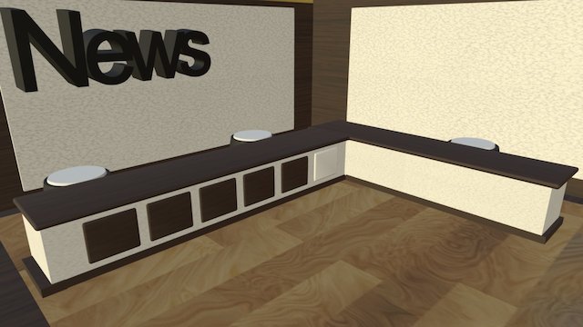 Studio Berita 3D Model
