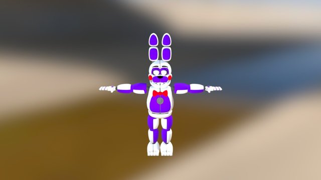 Fnaf Sister Location - Funtime Bonnie 3D Model
