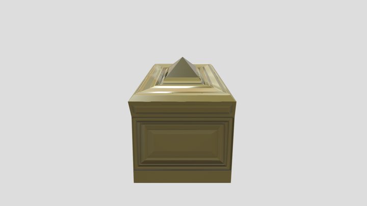 Desert Loot Crate 3D Model