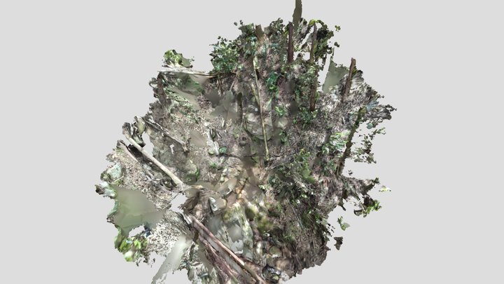 川上石丁場8番石材（佐賀城石丁場） 3D Model