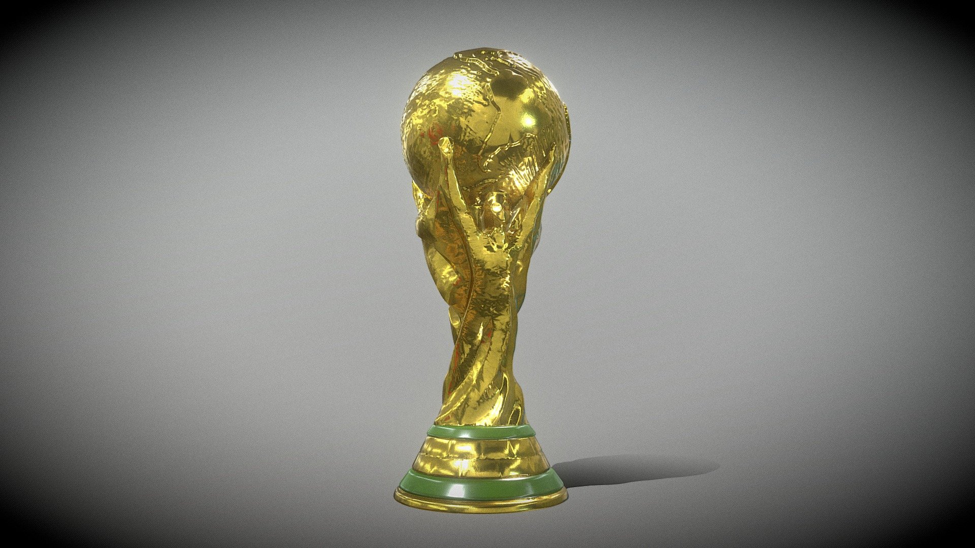 FIFA World Cup Trophy 3D model