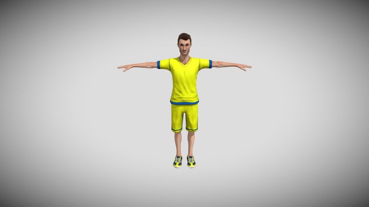 male_character_Basketball_Player 3D Model