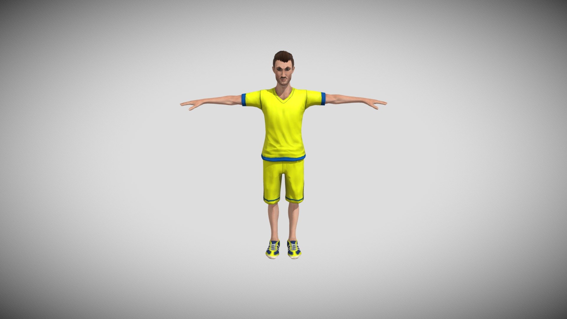 male_character_Basketball_Player - Download Free 3D model by Raj_Kumar ...