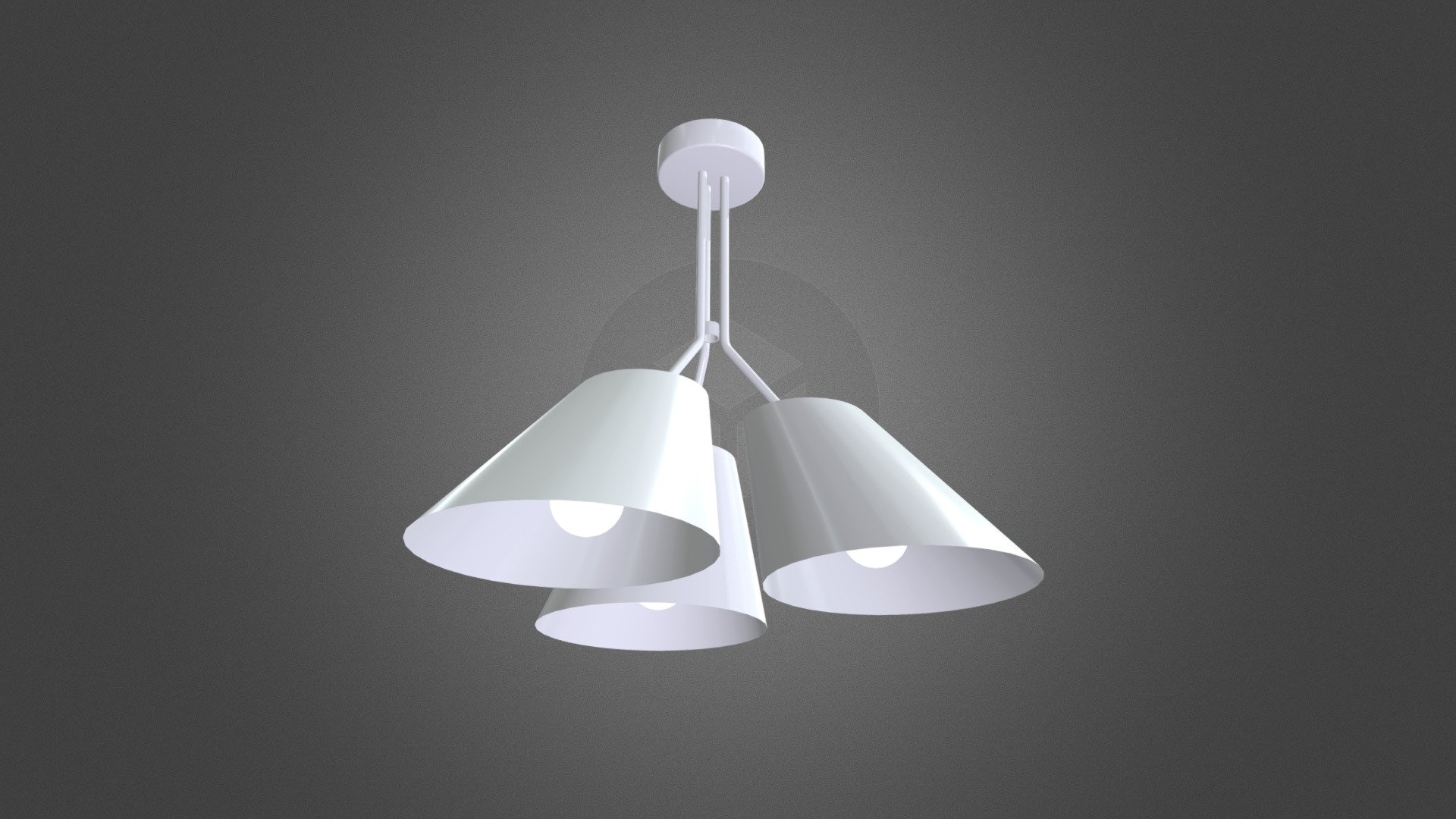Lora 3x60W ceiling lamp