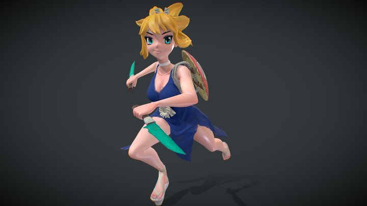 Kohaku 3D Dr.Stone 3D Model