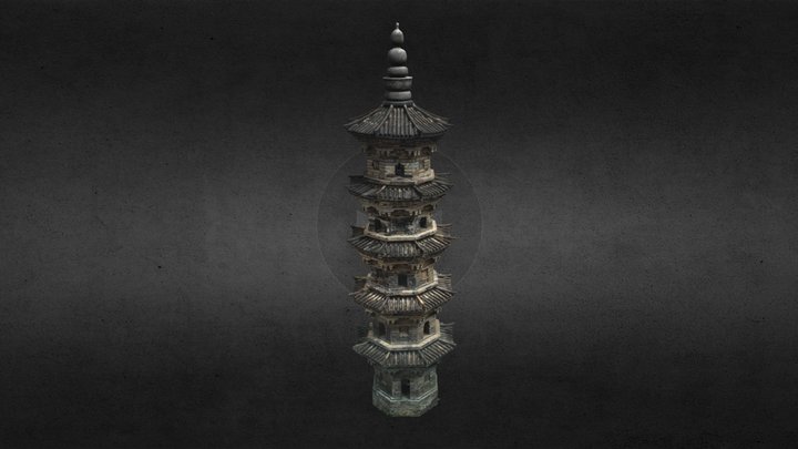 Jiachenxiang Brick Pagoda (甲辰巷砖塔) 3D Model