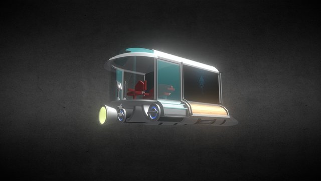 Transport Wagon 3D Model