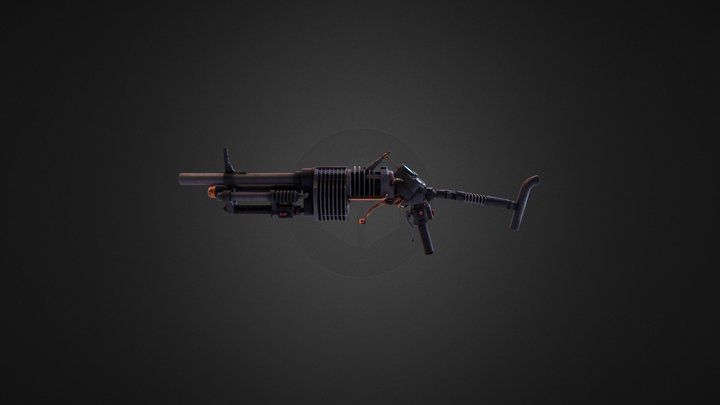 Shotgun "URAL" 3D Model