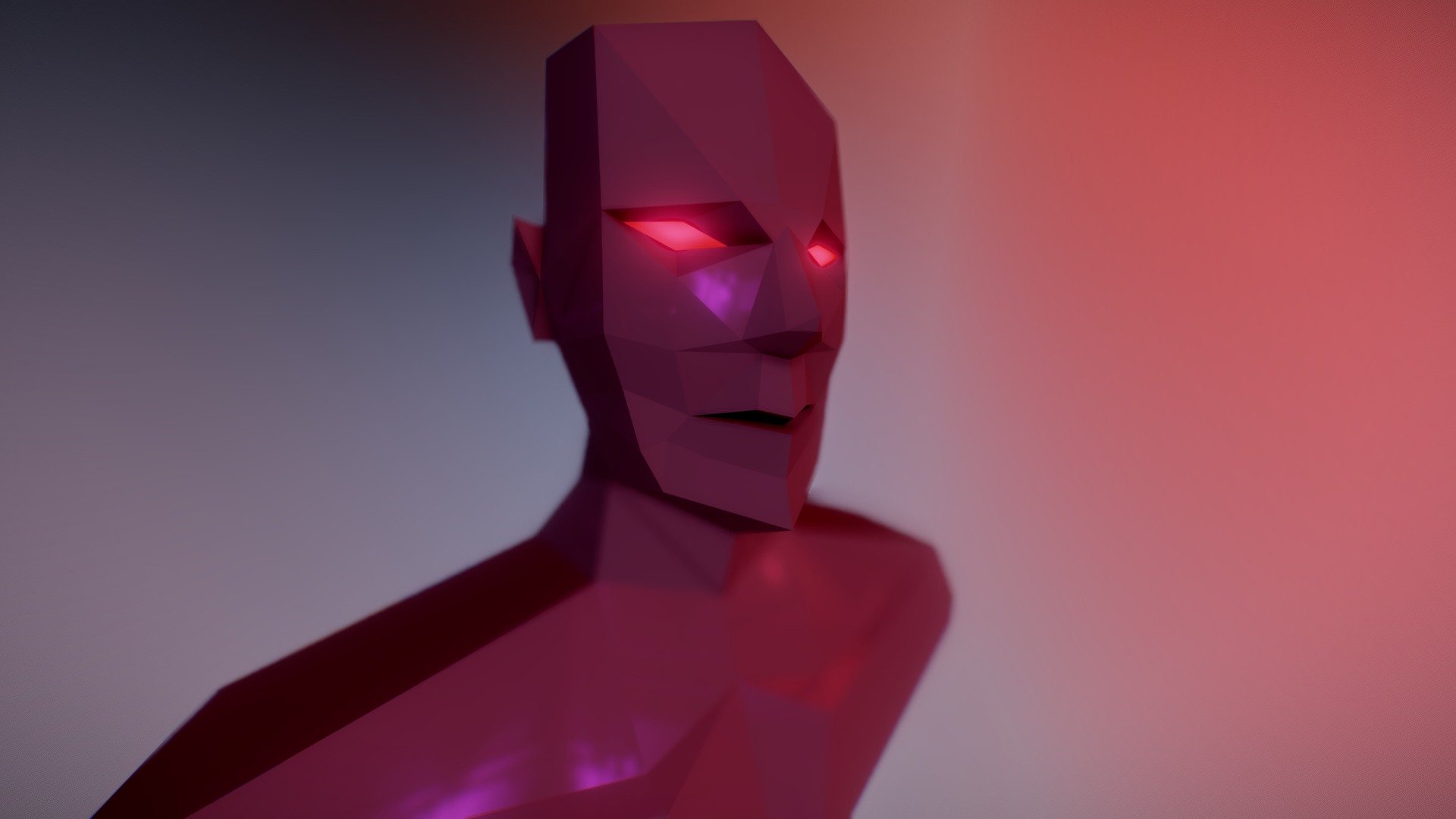 Male Face Lowpoly
