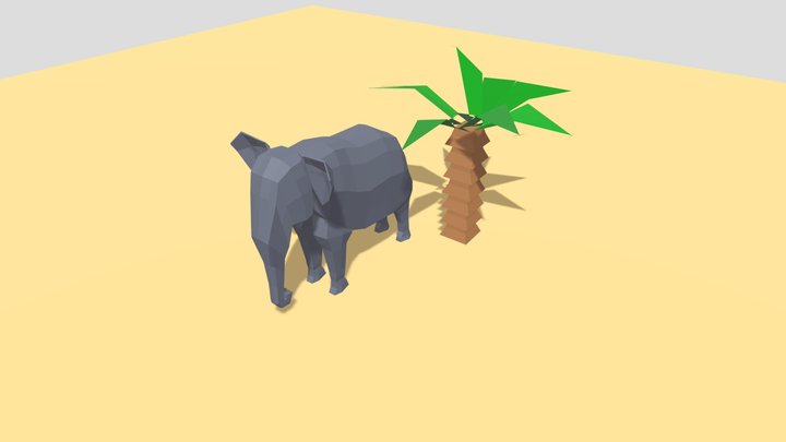 Elephant 3D Model