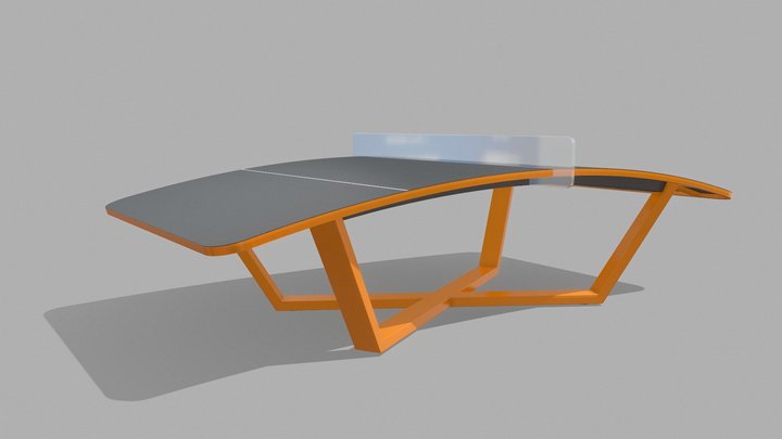Teqball Table 2 3D Model