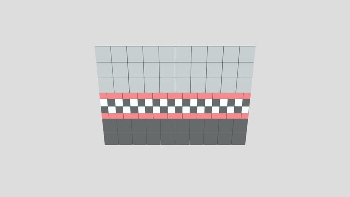 Fnaf wall - 3d tiles (DAE) 3D Model