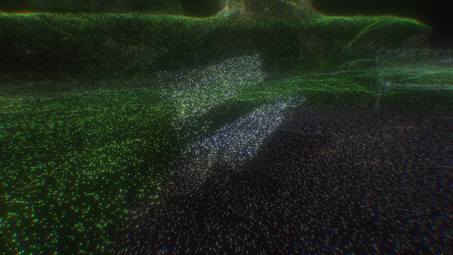 Bench and Bush Point Cloud
