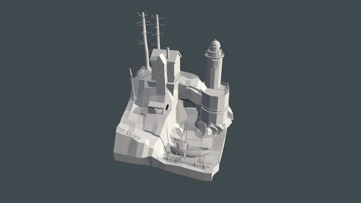 By the Ocean - Update chosen Diorama and House 3D Model