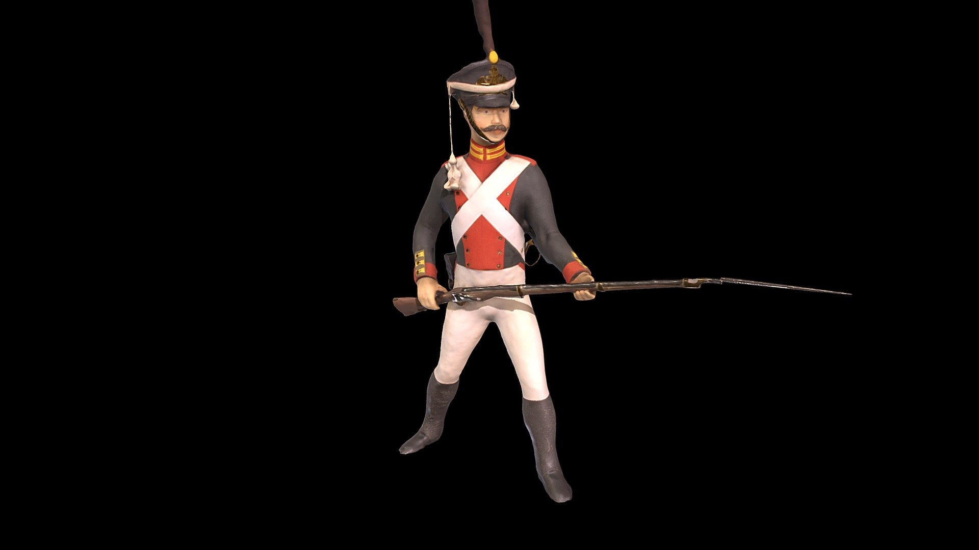 Private soldier of the Life Guards of the Lithua