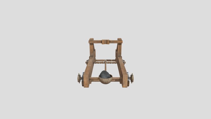 Catapult 3D Model