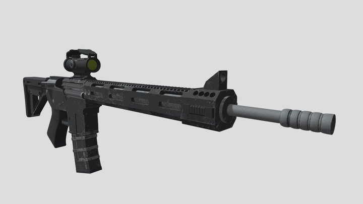 Ar-15 3D Model