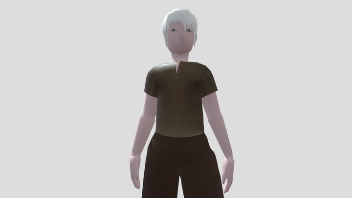 Medieval Character Lowpoly 3D Model