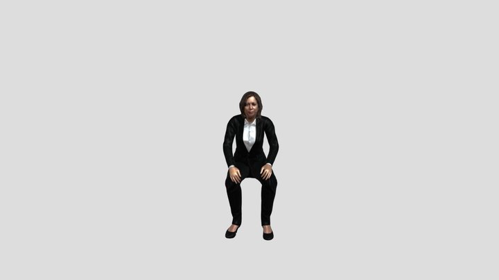 Kamala Harris Sitting – Modèle 3D gratuit STL