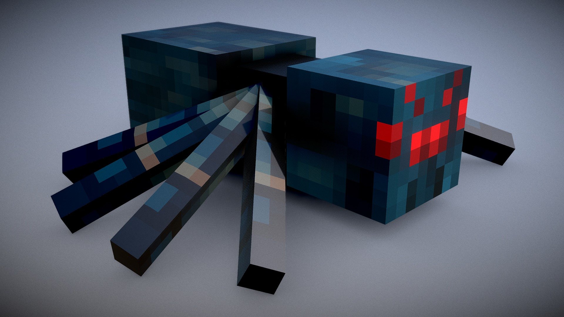 Minecraft - Cave Spider - Download Free 3D model by Vincent Yanez (@vinceyanez) [15df655 ...